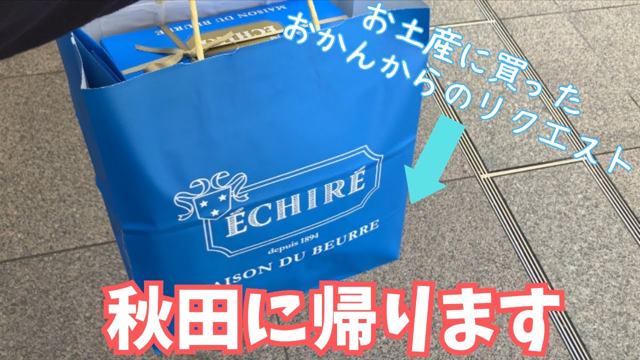 明日実家帰るからお土産買ったよっていう動画｜冷蔵庫の食材整理【帰省Vlog】