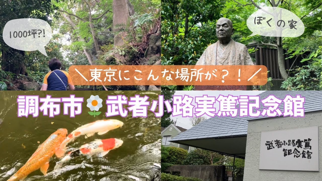 武者小路実篤のお家が広大すぎ！調布にある敷地1000坪?!水と緑に囲まれた癒しの空間